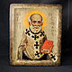 Wooden icon 'St. Nicholas the Wonderworker', Icons, Simferopol,  Фото №1