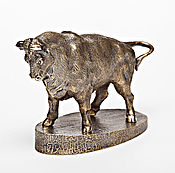 Подарки к праздникам handmade. Livemaster - original item Bull bronze sculpture. Handmade.