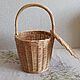 Womens bucket bag plaited with lid. Bucketbag. Elena Shitova - basket weaving. Online shopping on My Livemaster.  Фото №2