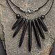 Order Necklace made of natural stone. Poncho and Feather. Livemaster. . Necklace Фото №3