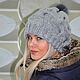 Scarf stole with fringe. Shawls. Olga Lado. My Livemaster. Фото №6