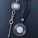  large silver metal pendant, stylish boho decoration. Pendant. Treasures Of Aphrodite. My Livemaster. Фото №6
