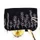 Women's Cosmetic Bag with Embroidery small black cosmetic bag for women. Beauticians. Denimhandmade.Olga. My Livemaster. Фото №4