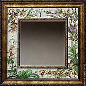 Зеркало Орнамент Морриса Роспись керамической плитки Роспись керамики