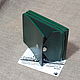 Green cover for identification, with a clip-on wallet, a change box. Cover. Joshkin Kot. My Livemaster. Фото №5
