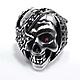 Заказать Кольцо из серебра Skull with Star JD ARR31-01. Blacksilver. Ярмарка Мастеров. . Кольца Фото №3