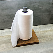 Для дома и интерьера handmade. Livemaster - original item Table paper towel holder made of wood in loft style. Handmade.