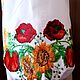 Order Women's embroidered blouse 'Poppies and Sunflowers' ZHR2-214. babushkin-komod. Livemaster. . Blouses Фото №3
