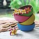 Teak Bowl Fantasy Set (зеленый). Наборы посуды. Ares Bali. Ярмарка Мастеров.  Фото №4