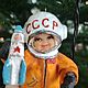 Ватная ёлочная игрушка Маленький космонавт. Игрушки. Светлана. Ярмарка Мастеров.  Фото №4