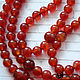 Order Mala Buddhist rosary made of natural carnelian, 108 beads (8 mm). ArtLesinao. Livemaster. . Rosary Фото №3