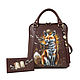 Bag backpack purse 'Fox scientist', Backpacks, St. Petersburg,  Фото №1