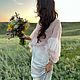 Свитер паутинка с воланами из кид мохера на шелке с люрексом. Свитеры. MY FLOWER KNITTING. Интернет-магазин Ярмарка Мастеров.  Фото №2