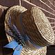 Шляпка канотье с лавандой. Шляпы. Hats-And-Caps (Елена). Ярмарка Мастеров.  Фото №4