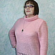 Pink knitted sweater, Sweaters, Alnashi,  Фото №1