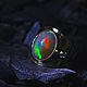Ring 'Zertseya' with Opal and diamonds. Rings. MJ. Online shopping on My Livemaster.  Фото №2