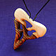 Pendant-Amulet made of wood ' shark's Tooth'. Pendants. OakForest Wooden Jewelry. My Livemaster. Фото №6