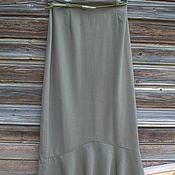 Винтаж handmade. Livemaster - original item Maxi skirt. Poland. Linen. 44 size.. Handmade.