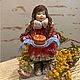 Масленица - Ватная игрушка. Интерьерная кукла. Ватная игрушка IrenByr - Wearefromchildhood. Ярмарка Мастеров.  Фото №5