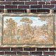 Tapestry 'By the river', handmade, France, Vintage paintings, Arnhem,  Фото №1
