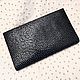 Wallet made of polished sea stingray leather, dark gray color!. Purse. SHOES&BAGS. Online shopping on My Livemaster.  Фото №2