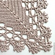 Салфетка квадратная вязаная. Салфетки. Knitbyrimma. Ярмарка Мастеров.  Фото №4