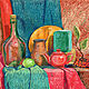  Bold still life. Oil pastel 50h40 without frame, Pictures, Penza,  Фото №1