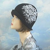 Аксессуары handmade. Livemaster - original item wool hat "Hydrangea". Handmade.