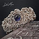 Bracelet with sapphire metal melchior stone ' The Pearl', Hard bracelet, St. Petersburg,  Фото №1