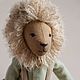 Парочка львов 30 см. Тильда Зверята. Lim-toys. Ярмарка Мастеров.  Фото №4