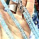 ТОПАЗ BLUE БУСЫ 45 см. Бусины. It STONES. Ярмарка Мастеров.  Фото №5