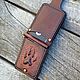Leather clip for bills ' Wolf's paw', Clamps, Sizran,  Фото №1