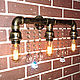 Настенный светильник (бра) в стиле Лофт (Loft), Индустриальный шик, Бра, Москва,  Фото №1