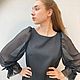 Платье  чёрное нарядное  вечернее креп "Шарлиз", Платья, Липецк,  Фото №1
