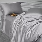 Для дома и интерьера handmade. Livemaster - original item Bed linen made of tencel fabric.Gray. Handmade.