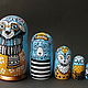 Заказать Развивающая Игрушка  Матрешка Зверята wooden toy home decor. Студия Марии Розе Время Самоцветов. Ярмарка Мастеров. . Пазлы и головоломки Фото №3