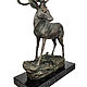 Олень из бронзы. Статуэтки. ARTs & CRAFTs. Интернет-магазин Ярмарка Мастеров.  Фото №2