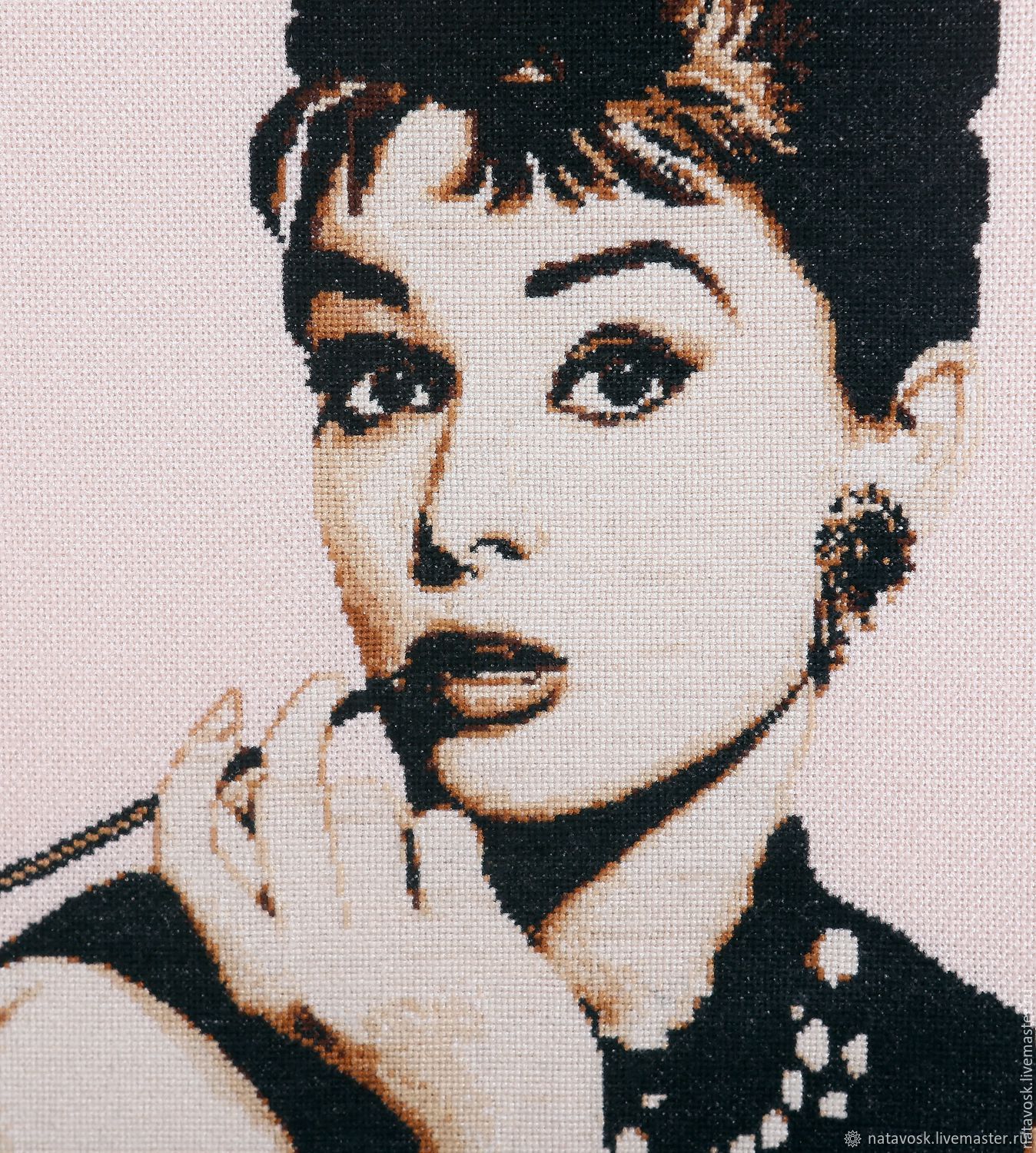 Cross stitch Audrey Hepburn – купить на Ярмарке Мастеров – 1JN99COM ...
