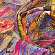Платок "О, Париж!" из натурального шелка с росписью, Платки, Санкт-Петербург,  Фото №1