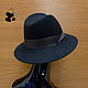 Stylish women's felt hat Fedora. Black and 5 colors. Hats1. Mishan (mishan). My Livemaster. Фото №6