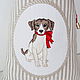Pouch with embroidered 'Puppy'. Gift wrap. Shpulkin dom. Online shopping on My Livemaster.  Фото №2