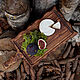 Прямоугольная деревянная доска для подачи Rustic M Махагон, Разделочные доски, Москва,  Фото №1