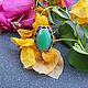 Кольцо с хризопразом. Кольца. Vadjra-jewelry. Ярмарка Мастеров.  Фото №4