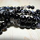Natural black agate 6 mm. Beads1. Elena (luxury-fittings). My Livemaster. Фото №5