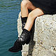 Order STELLA SWAROWSKY - Handmade Italian boots. Febe-handmade. Livemaster. . High Boots Фото №3