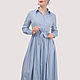 Shirt dress is long with a wide skirt of any color and size, Dresses, Moscow,  Фото №1