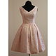 Pale pink dress with box pleats Katrina, Dresses, Moscow,  Фото №1