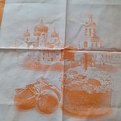 Для дома и интерьера handmade. Livemaster - original item Linen towel or napkin. Handmade.