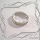 Order Ring 'Olive branch' 925 sterling silver. MaksimJewelryStudio. Livemaster. . Rings Фото №3