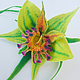 Brooch ' Green Orchid', Brooches, Kalachinsk,  Фото №1
